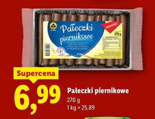 Paleczki piernikowe promocja w Lidl