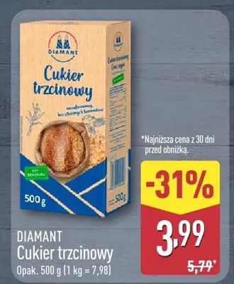 Cukier trzcinowy promocja w Aldi