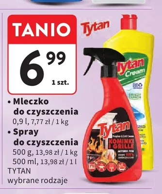 Mleczko do czyszczenia Tytan promocja w Intermarche