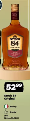 Brandy Stock 84 Original 38% Włochy promocja w Netto