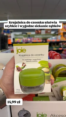 Krajalnica do czosnku Joie promocja w Biedronka