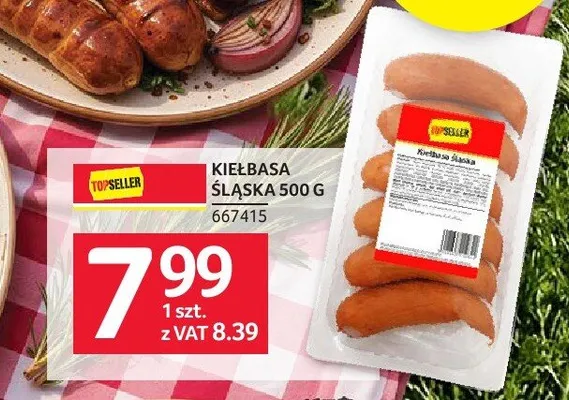 Kiełbasa śląska 500 g promocja w Selgros