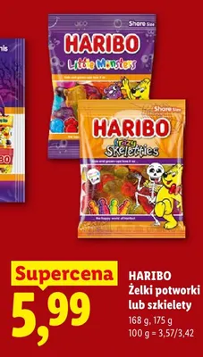 Żelki szkielety Haribo Crazy Skeletties promocja w Lidl