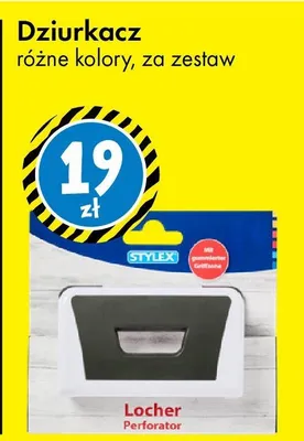 Dziurkacz różne kolory promocja w Tedi