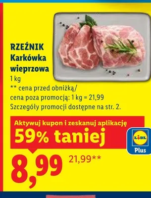 Karkówka wieprzowa promocja w Lidl