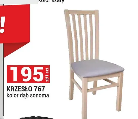 Krzesło 767 dąb sonoma promocja w Merkury Market