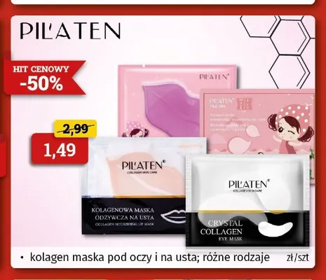 Kolagen maska na usta Pil'aten promocja w Drogeria Kosmyk