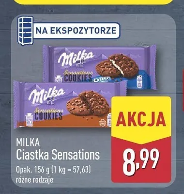 Ciastka Milka Sensations promocja w Aldi