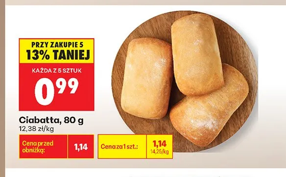 Ciabatta promocja w Biedronka