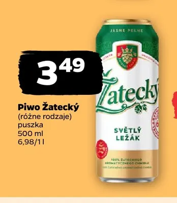 Piwo Žatecký promocja w Netto