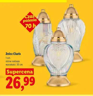 Znicz Claris promocja w Lidl