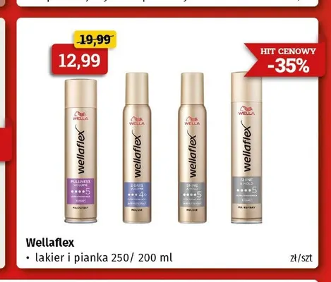 Pianka do włosów Wellaflex promocja w Drogeria Kosmyk