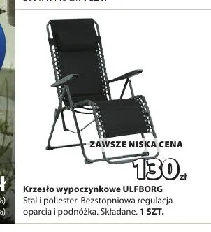Krzesło wypoczynkowe Ulfborg promocja w Jysk