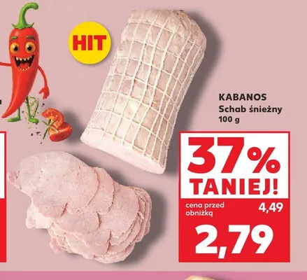 Schab śnieżny Kabanos promocja w Kaufland