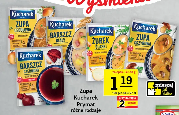 Barszcz biały Kucharek promocja w Gram Market
