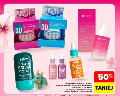 Serum do twarzy Skin Solution Firming Serum Collagen JKosmec promocja w Carrefour