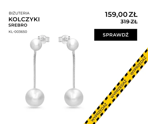 Kolczyki srebro promocja w Briju