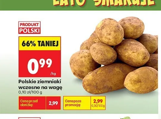 Ziemniaki wczesne polskie promocja w Biedronka
