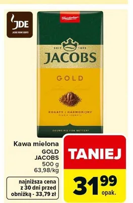 Kawa mielona Gold promocja w Carrefour Market