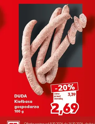 Kiełbasa gospodarza Duda promocja w Kaufland