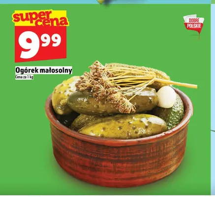 Ogórek małosolny promocja w TOPAZ