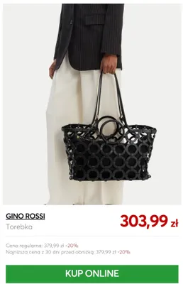 Torebka Gino Rossi promocja w eobuwie.pl