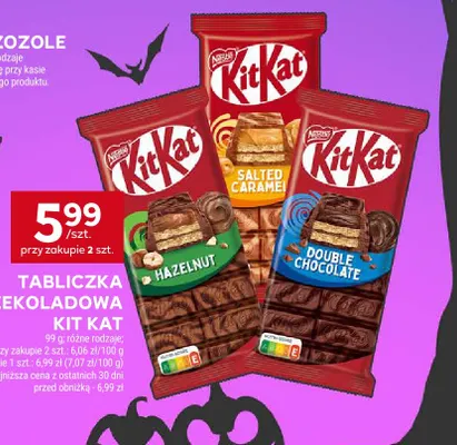 Tabliczka czekoladowa Kit Kat Double Chocolate promocja w Stokrotka