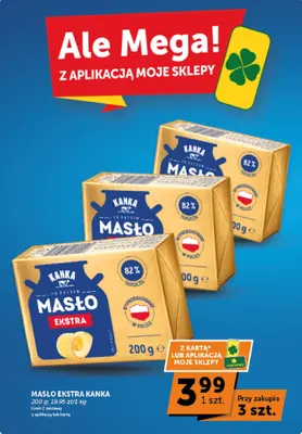 Masło ekstra Kanka promocja w Euro Sklep