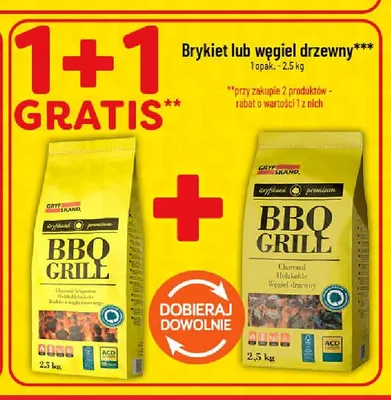Węgiel drzewny Gryfskand Bbq Grill promocja w POLOmarket