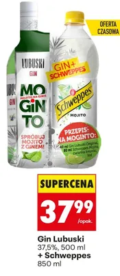 Gin Lubuski + Schweppes promocja w Biedronka