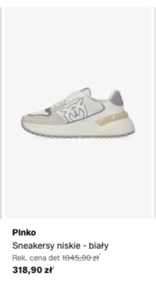 Sneakersy niskie Pinko biały promocja w Lounge by Zalando