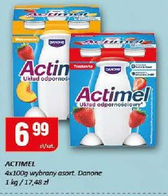 Jogurt Actimel promocja w Chorten