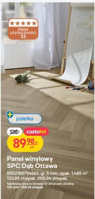 Panel winylowy SPC Dąb Ottawa promocja w Castorama