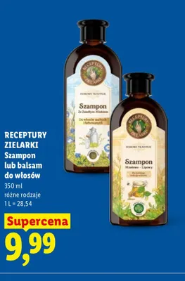 Balsam do włosów Receptury Zielarki promocja w Lidl