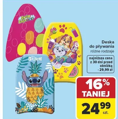 Deska do pływania promocja w Carrefour