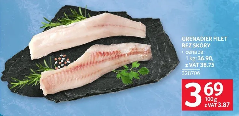 Grenadier filet bez skóry 328706 promocja w Selgros