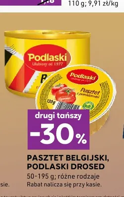 Pasztet belgijski, podlaski Drosed promocja w Stokrotka