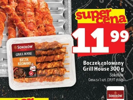 Boczek rolowany Sokołów Grill House promocja w TOPAZ