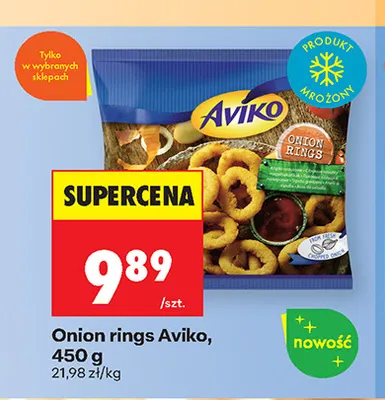 Onion rings Aviko promocja w Biedronka