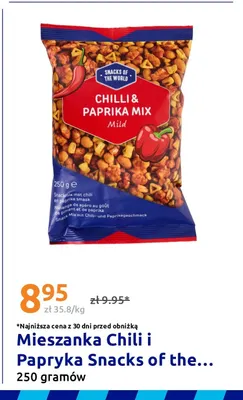 Mieszanka przekąsek Chili i Papryka Snacks of the World Mild promocja w Action