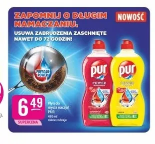 Płyn do mycia naczyń Pur Lemon promocja w Drogerie Jasmin