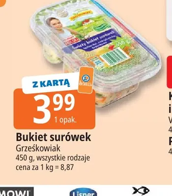 Bukiet surówek Grześkowiak promocja w Leclerc
