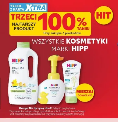Żel do mycia ciała i włosów HiPP Babysanft Waschgel promocja w Kaufland