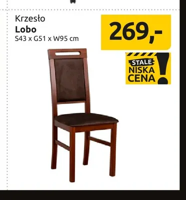 Krzesło Lobo promocja w Black Red White