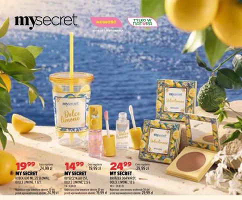 Błyszczyk do ust My Secret Dolce Limone promocja w Drogerie Natura