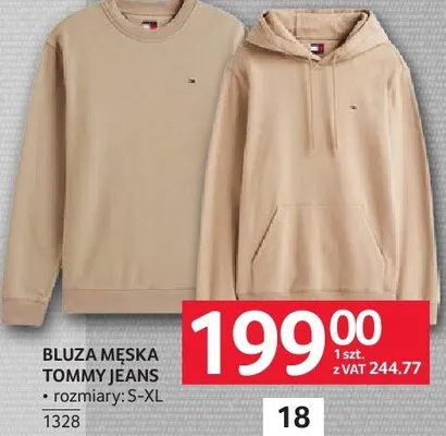 Bluza męska TOMMY JEANS promocja w Selgros