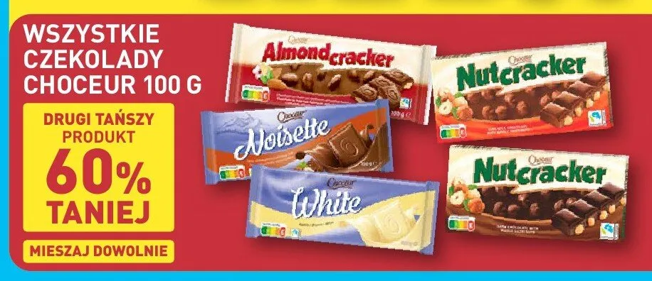 Czekolady Choceur promocja w Aldi