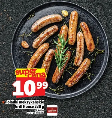 Roladki meksykańskie Grill House Sokołów promocja w TOPAZ