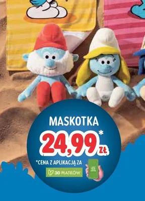 Maskotka Smerfy promocja w Stokrotka