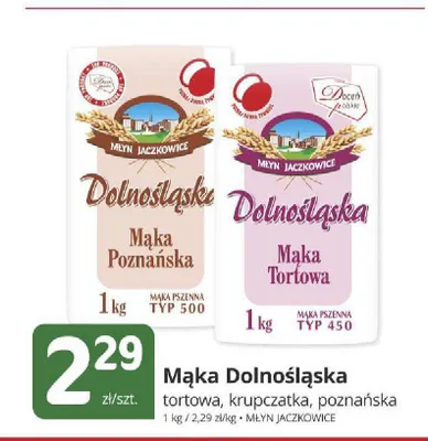 Mąka Dolnośląska Tortowa Typ 450 Młyn Jaczkowice promocja w Marketvita